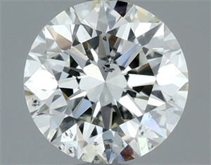 Foto Diamante Natural 0.50 quilates, Redondo , Color J, claridad SI1 y certificado IGI de