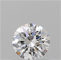 Natural Diamond 0.70 Carats, Round with Excellent Cut, F Color, SI2 Clarity and Certified by GIA