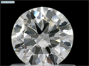 Natural Diamond 0.74 Carats, Round with Very Good Cut, J Color, I1 Clarity and Certified by GIA