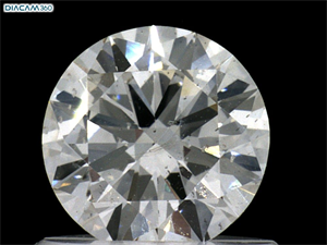 Picture of Natural Diamond 0.74 Carats, Round with Very Good Cut, J Color, I1 Clarity and Certified by GIA