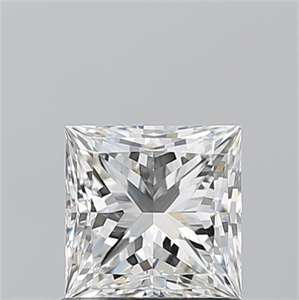 Picture of Natural Diamond 1.01 Carats, Princess with  Cut, H Color, IF Clarity and Certified by GIA