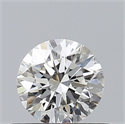 Natural Diamond 0.46 Carats, Round with Excellent Cut, I Color, VVS2 Clarity and Certified by GIA