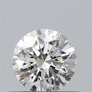 Picture of Natural Diamond 0.46 Carats, Round with Excellent Cut, I Color, VVS2 Clarity and Certified by GIA