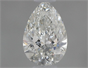 Natural Diamond 0.40 Carats, Pear with  Cut, G Color, VVS2 Clarity and Certified by GIA
