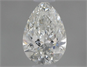 Natural Diamond 0.40 Carats, Pear with  Cut, G Color, VVS2 Clarity and Certified by GIA
