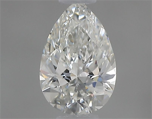 Picture of Natural Diamond 0.40 Carats, Pear with  Cut, G Color, VVS2 Clarity and Certified by GIA