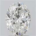 Diamante Natural 1.20 quilates, Ovalado , Color F, claridad SI2 y certificado GIA