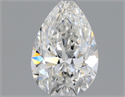 Natural Diamond 0.40 Carats, Pear with  Cut, F Color, VS1 Clarity and Certified by GIA