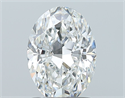 Natural Diamond 1.20 Carats, Oval with  Cut, F Color, VS2 Clarity and Certified by GIA