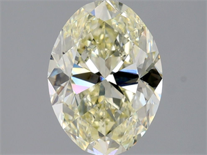 Picture of Natural Diamond 1.71 Carats, Oval with  Cut, M Color, VS2 Clarity and Certified by HRD