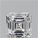 Natural Diamond 0.70 Carats, Asscher with  Cut, G Color, VS2 Clarity and Certified by GIA