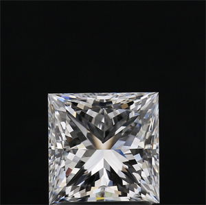 Picture of Natural Diamond 1.80 Carats, Princess with  Cut, G Color, VS1 Clarity and Certified by GIA