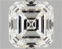 Natural Diamond 5.36 Carats, Emerald with  Cut, F Color, VVS2 Clarity and Certified by HRD