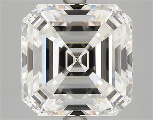 Picture of Natural Diamond 5.36 Carats, Emerald with  Cut, F Color, VVS2 Clarity and Certified by HRD