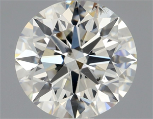 Picture of Natural Diamond 0.70 Carats, Round with Excellent Cut, J Color, SI1 Clarity and Certified by GIA