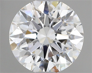 Picture of Lab Grown Diamond 1.08 Carats, Round with Ideal Cut, D Color, VVS2 Clarity and Certified by IGI
