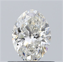 Diamante Natural 0.55 quilates, Ovalado , Color H, claridad VS2 y certificado GIA