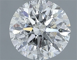 Picture of Natural Diamond 0.80 Carats, Round with Excellent Cut, F Color, SI2 Clarity and Certified by IGI