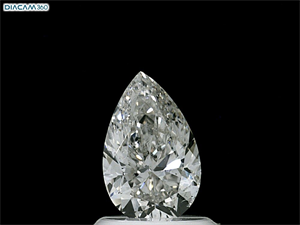 Picture of Natural Diamond 1.01 Carats, Pear with  Cut, I Color, SI2 Clarity and Certified by GIA