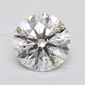 Picture of Natural Diamond 1.06 Carats, Round with Excellent Cut, E Color, I1 Clarity and Certified by GIA