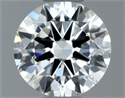 Natural Diamond 0.50 Carats, Round with Excellent Cut, G Color, VVS2 Clarity and Certified by IGI