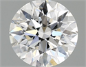 Lab Grown Diamond 0.97 Carats, Round with Ideal Cut, E Color, VVS2 Clarity and Certified by IGI