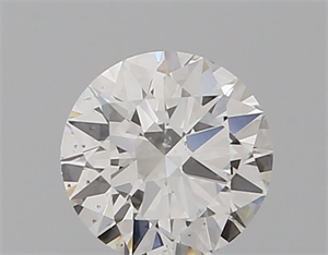 Picture of Natural Diamond 0.40 Carats, Round with Excellent Cut, H Color, SI1 Clarity and Certified by GIA