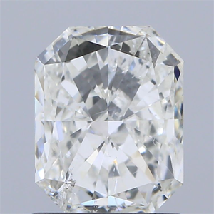 Picture of Natural Diamond 1.00 Carats, Radiant with  Cut, I Color, I1 Clarity and Certified by GIA