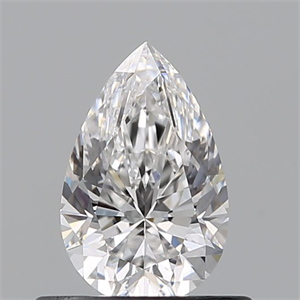Foto Diamante Natural 0.53 quilates, De pera , Color E, claridad VVS1 y certificado GIA de