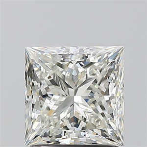 Foto Diamante Natural 1.53 quilates, Princesa , Color J, claridad SI2 y certificado GIA de