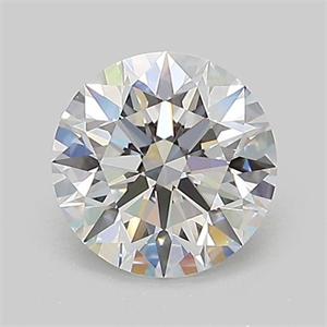 Picture of Lab Grown Diamond 1.04 Carats, Round with Excellent Cut, D Color, VVS1 Clarity and Certified by IGI