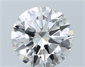 Natural Diamond 0.90 Carats, Round with Excellent Cut, H Color, VS1 Clarity and Certified by GIA
