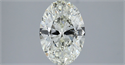 Natural Diamond 1.90 Carats, Oval with  Cut, J Color, SI2 Clarity and Certified by GIA