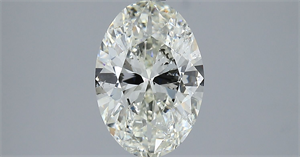 Picture of Natural Diamond 1.90 Carats, Oval with  Cut, J Color, SI2 Clarity and Certified by GIA