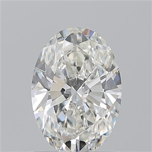 Picture of Natural Diamond 1.20 Carats, Oval with  Cut, H Color, VS2 Clarity and Certified by GIA