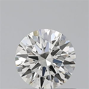 Picture of Natural Diamond 0.50 Carats, Round with Excellent Cut, I Color, VS2 Clarity and Certified by GIA