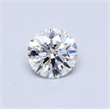 Diamante Natural 0.41 quilates, Redondo , Color G, claridad VS2 y certificado GIA