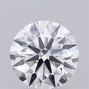 Picture of Lab Grown Diamond 0.86 Carats, Round with Ideal Cut, D Color, VS1 Clarity and Certified by IGI