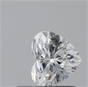Natural Diamond 0.50 Carats, Heart with  Cut, F Color, I1 Clarity and Certified by GIA