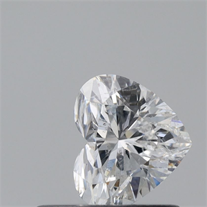 Picture of Natural Diamond 0.50 Carats, Heart with  Cut, F Color, I1 Clarity and Certified by GIA