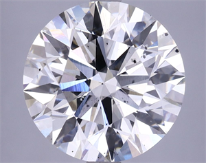 Picture of Lab Grown Diamond 5.01 Carats, Round with Excellent Cut, G Color, SI2 Clarity and Certified by IGI