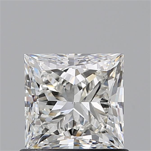 Picture of Natural Diamond 0.91 Carats, Princess with  Cut, G Color, VS2 Clarity and Certified by GIA