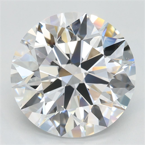 Picture of Lab Grown Diamond 4.54 Carats, Round with Excellent Cut, D Color, VVS1 Clarity and Certified by GIA