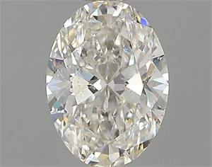 Picture of Natural Diamond 0.52 Carats, Oval with  Cut, G Color, SI2 Clarity and Certified by GIA