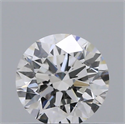 Natural Diamond 0.40 Carats, Round with Excellent Cut, F Color, VS2 Clarity and Certified by GIA