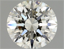 Natural Diamond 0.70 Carats, Round with Excellent Cut, K Color, VVS1 Clarity and Certified by GIA