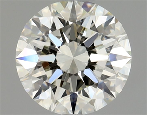 Picture of Natural Diamond 0.70 Carats, Round with Excellent Cut, K Color, VVS1 Clarity and Certified by GIA