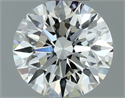 Diamante Natural 0.52 quilates, Redondo , Color I, claridad IF y certificado IGI