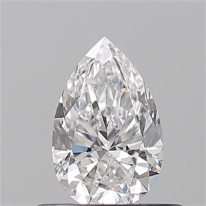 Picture of Natural Diamond 0.50 Carats, Pear with  Cut, E Color, VVS2 Clarity and Certified by GIA
