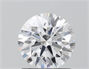 Lab Grown Diamond 1.12 Carats, Round with Ideal Cut, D Color, VVS2 Clarity and Certified by IGI